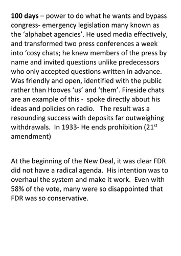 New Deal USA card sort