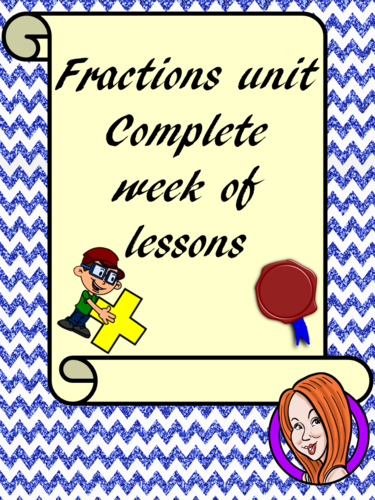 Fractions  - Complete Week of Lessons