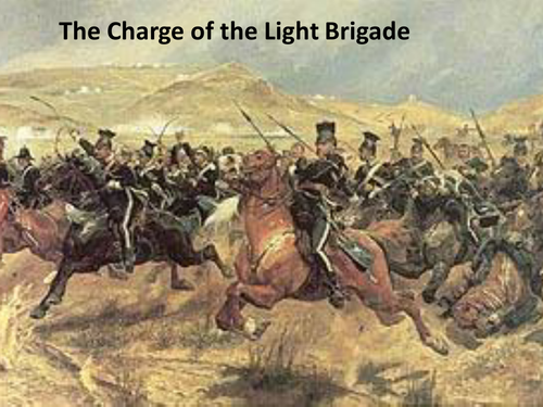 AQA Literature Poetry (Power and Conflict) - 'The Charge of the Light Brigade' by Tennyson.