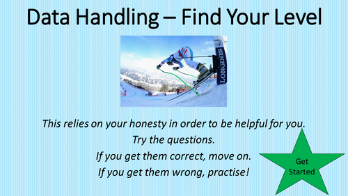 Data Handling - Find Your Level
