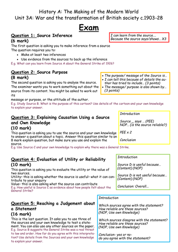 GCSE History Skills Test: inquiry into sources- Diet Coke vs Coke Zero Test 