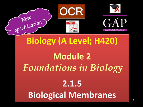O CR (A Level; H420) - 2.1.5 Biological Membranes - 1st Assessment 2017 - pdf
