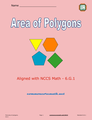 Find Area of Polygons - 6.G.1