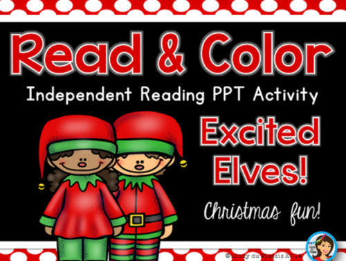Christmas Read and Color PowerPoint