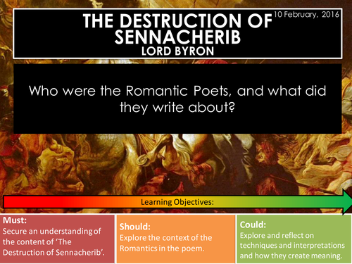 the destruction of sennacherib poem