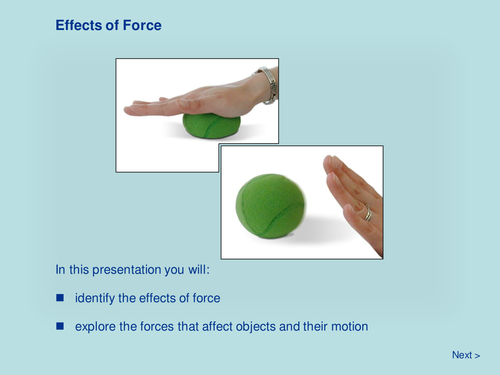 Force and Motion - Effects of Force