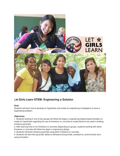 Let Girls Learn: Engineering A Solution