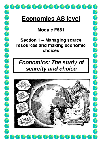 OCR A LEVEL ECONOMICS Unit 1 Booklet 1