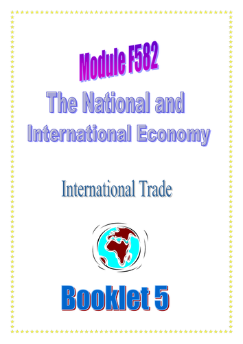 OCR A LEVEL ECONOMICS Topic 2 International Trade