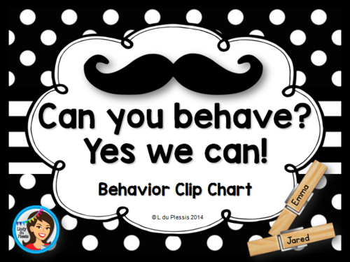 Behavior Clip Chart (mustache)