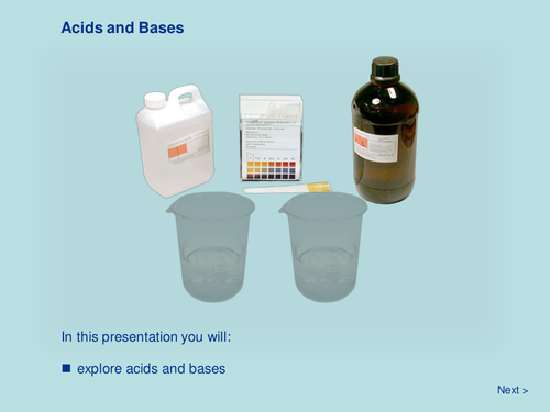 Acids and Bases - Introduction to Acids and Bases