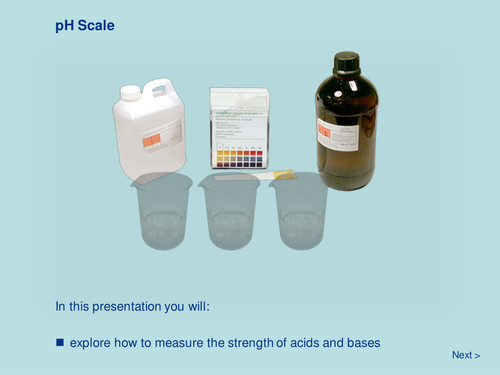 Acids and Bases - pH Scale