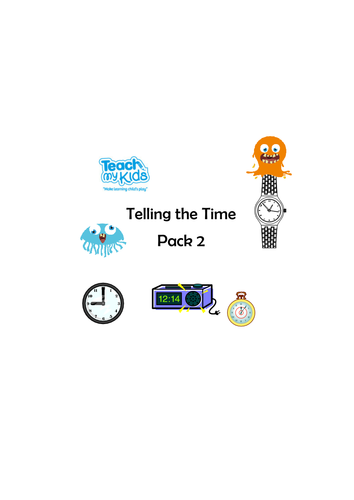 Telling the Time Worksheets Pack 2 - KS2