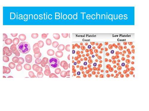 Diagnostic Blood Techniques for 16+ Biology courses