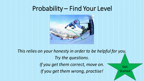 Probability - Find Your Level