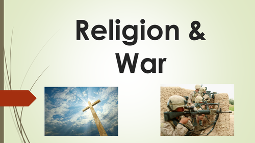 Religion and War  - Template Lesson - Resource Pack
