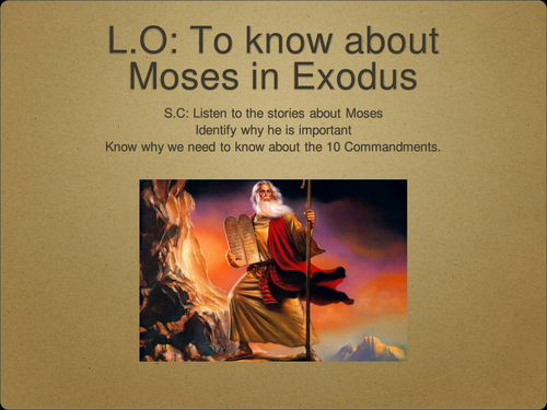 Life of Moses powerpoint
