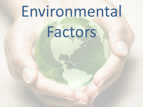 Introduction to environmental considerations