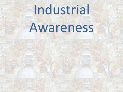AQA GCSE Industrial Awareness powerpoint