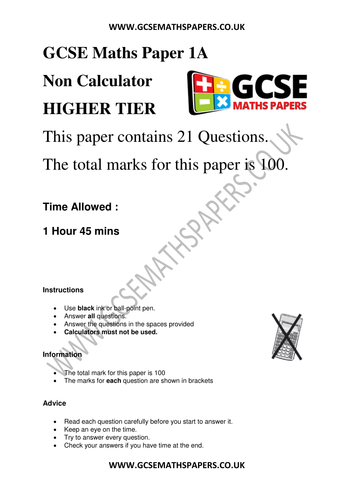 Gcse Maths Revision Resources Tes