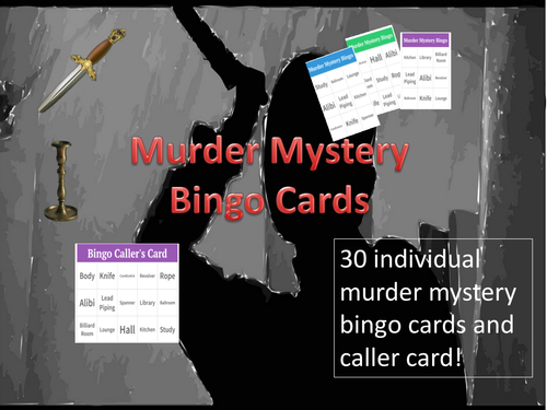 Murder Mystery Bingo