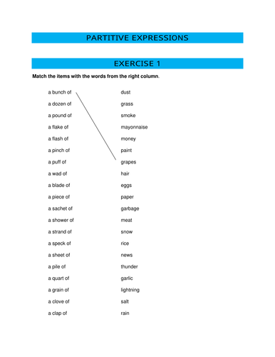 Partitive Expressions 