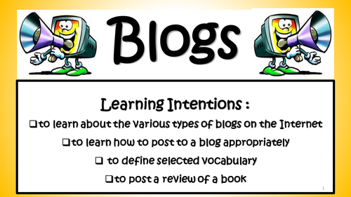 ICT / Internet: What is a Blog? Exploring Online Blogs 