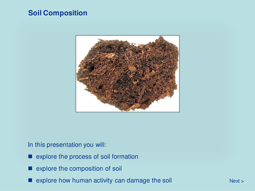 Earth Systems - Soil Composition