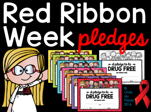 Red Ribbon Week Pledges