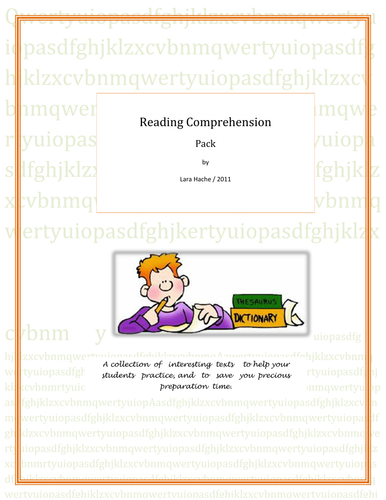 Reading Comprehension practice Pack.