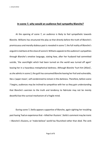 How do blanche and stanley seem to feel about each other picture