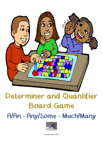 Countable and Uncountable Noun Board Game