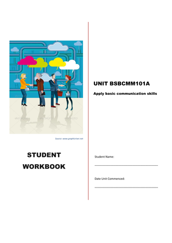 Basic business communication skills workbook