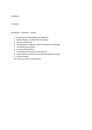 Translation Practice