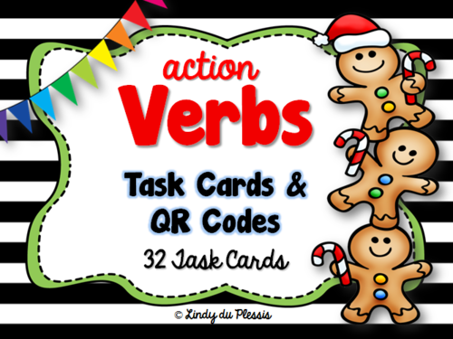 Action Verbs Task Cards