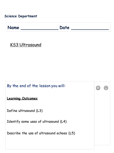 KS3 ULTRASOUND BOOKLET