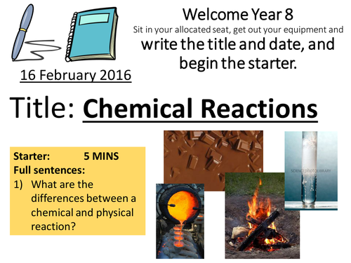 KS3 Chemical Reactions Whole Topic