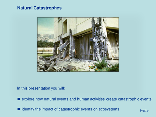 Earth Systems - Natural Catastrophes
