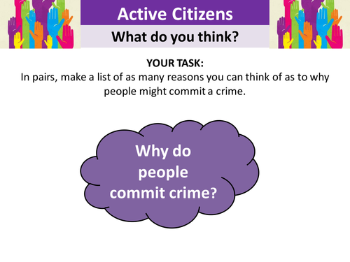 What causes people to commit crime?