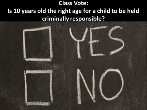 What is the right age to hold children responsible for their actions?