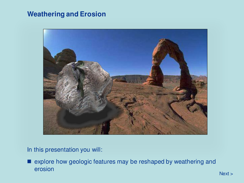 Earth Systems - Weathering and Erosion