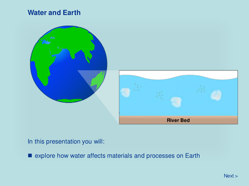 Earth Systems - Water and Earth