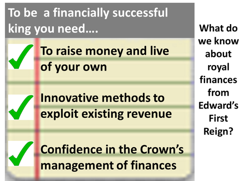 How did Edward improve royal finances?