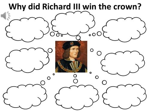 How did Richard III become king in 1483?