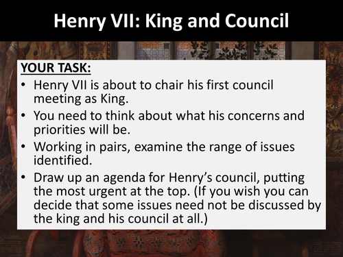 How did Henry VII consolidate his control?