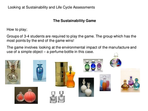 Sustainabilty game