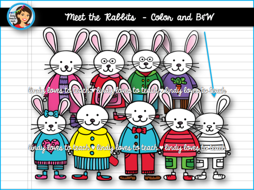 Rabbits Clip Art