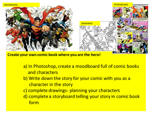 COMIC BOOK DESIGN LESSON