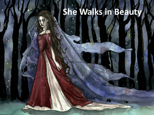 Edexcel Literature Poetry (Relationships) - 'She Walks in Beauty' by Lord Byron