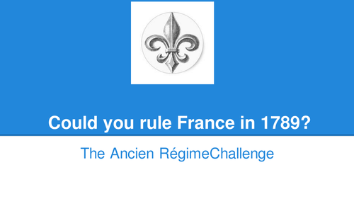 The Ancien Régime Challenge